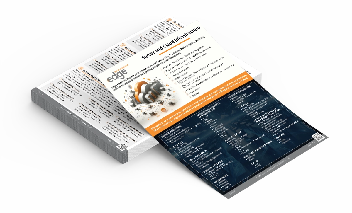 Edge Server and Cloud Infrastructure